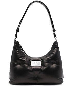 NWT Maison Margiela Flam Slam Shoulder Bag Black Womens Size Small